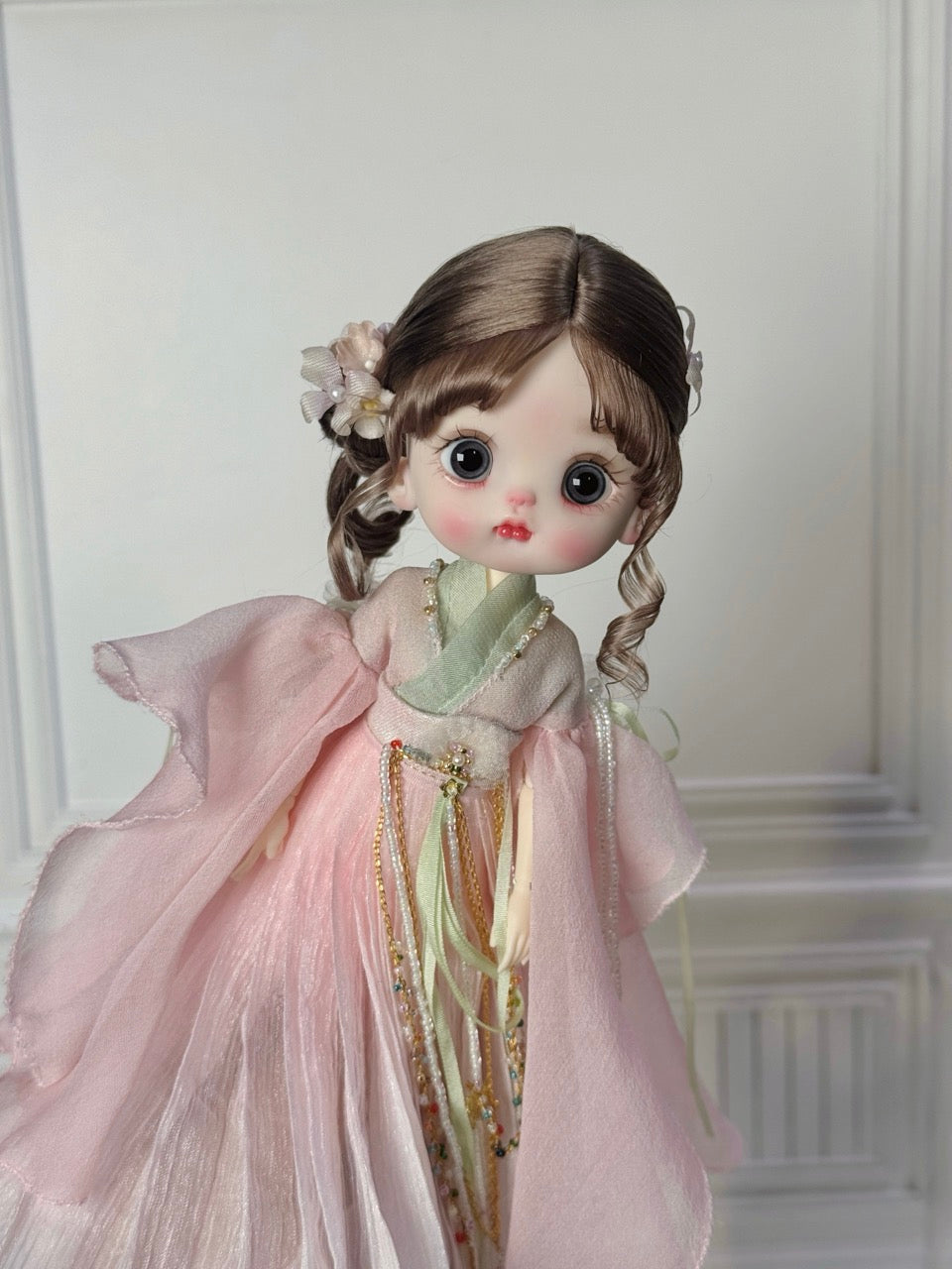 Ancient Chinese Style OB11 Wig - Handmade Doll Hair - ToastDoll