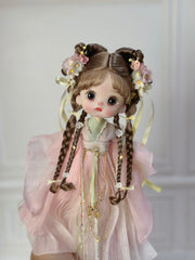 Ancient Chinese Style OB11 Wig - Handmade Doll Hair - ToastDoll