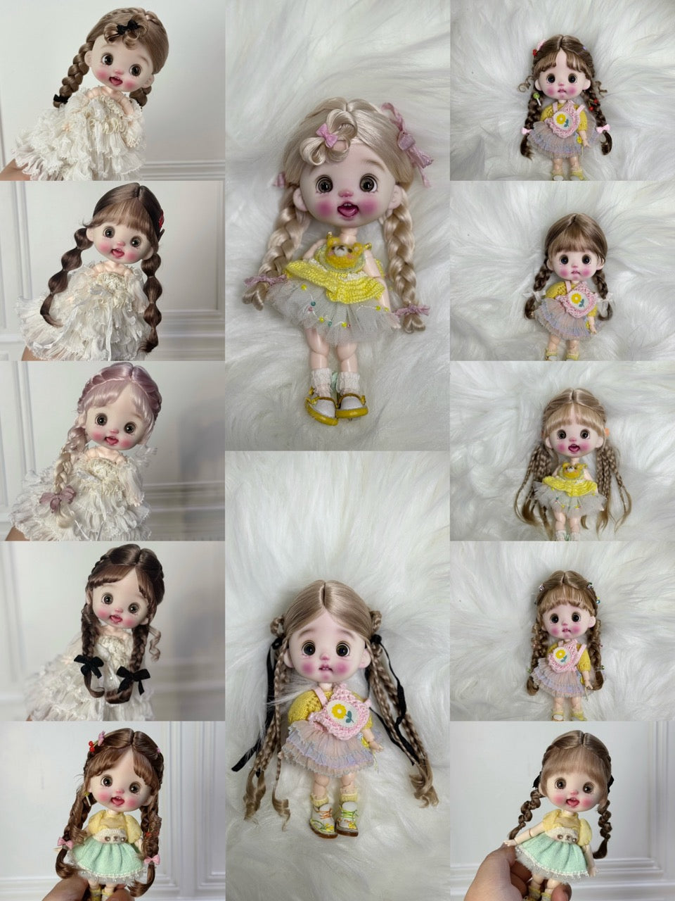 Softly Styled Braided OB11 Wig | ToastDoll