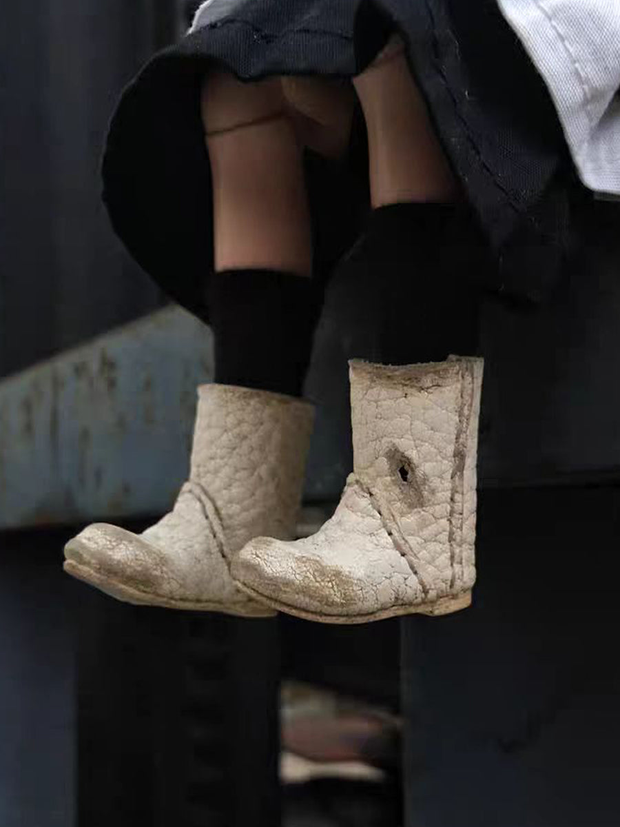 Handmade Shoes for Blythe/BJD, Hand-Distressed Boots