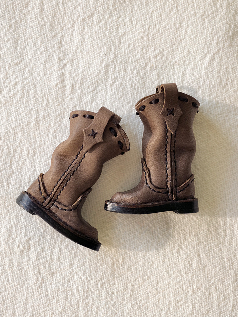 Handmade Shoes for Blythe/Obitsu, Leather Boots