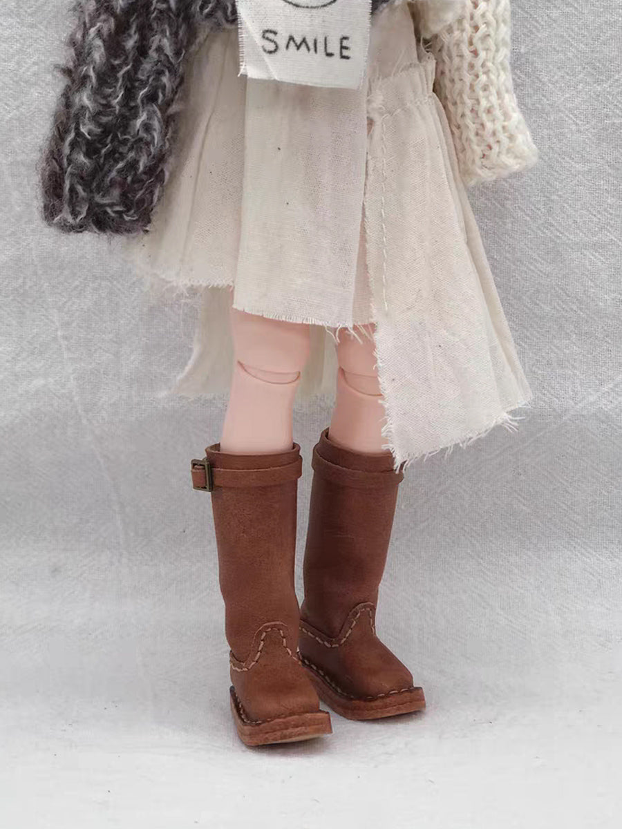Handmade Shoes for Blythe/BJD, Clean-Line High Boots