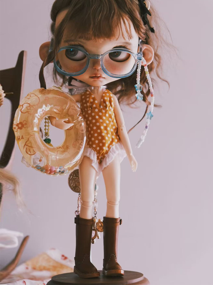 Handmade Shoes for Blythe/BJD, Clean-Line High Boots