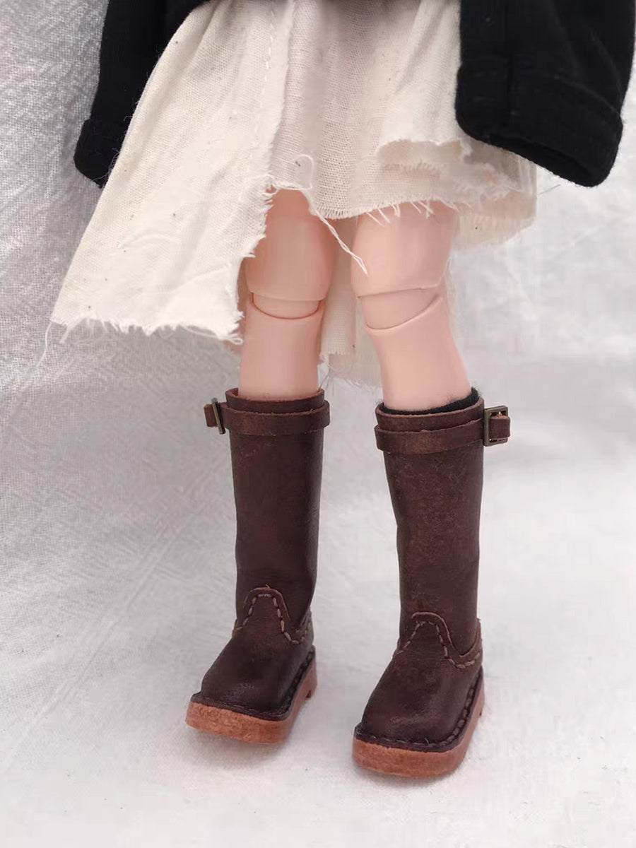 Handmade Shoes for Blythe/BJD, Clean-Line High Boots