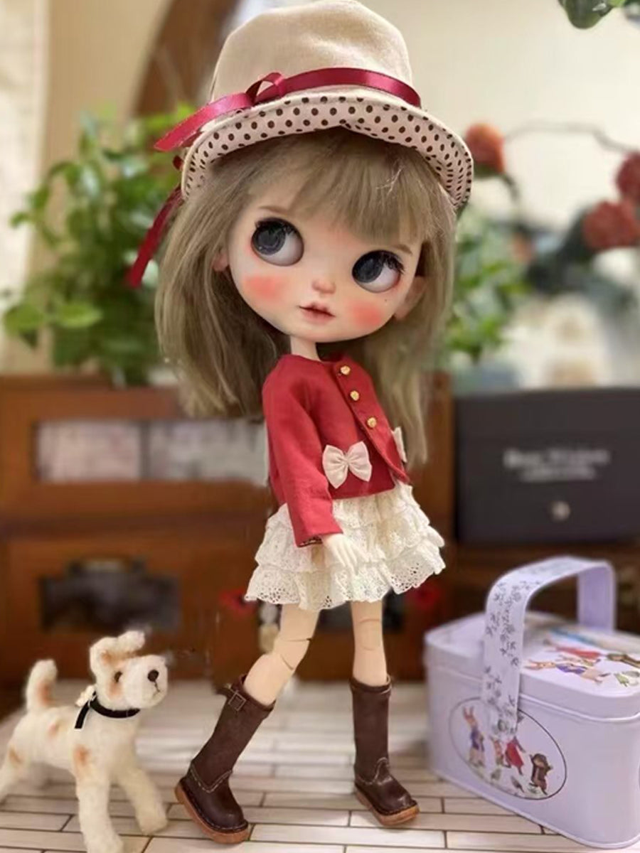 Handmade Shoes for Blythe/BJD, Clean-Line High Boots