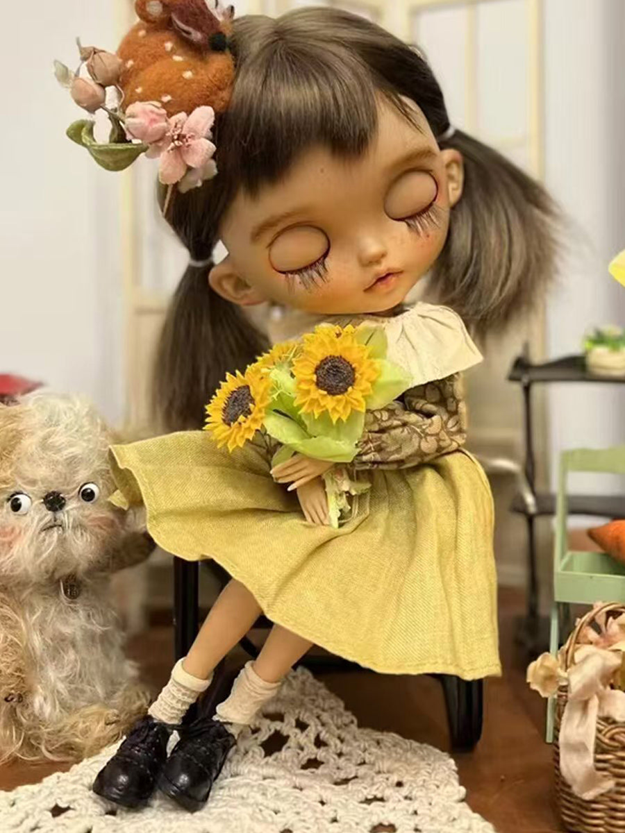 Handmade Shoes for Blythe/BJD, Clean-Line Leather Shoes