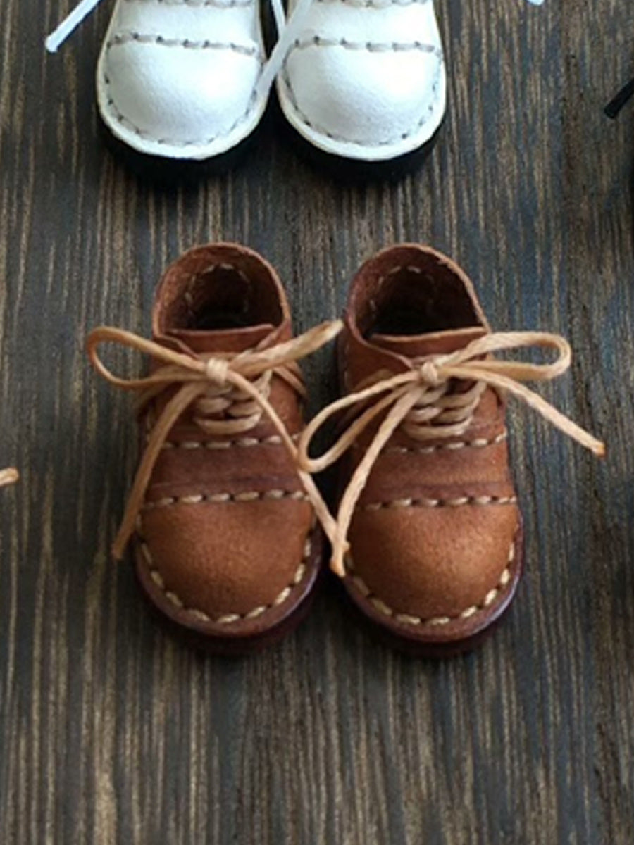 Handmade Shoes for Blythe/BJD, Clean-Line Leather Shoes