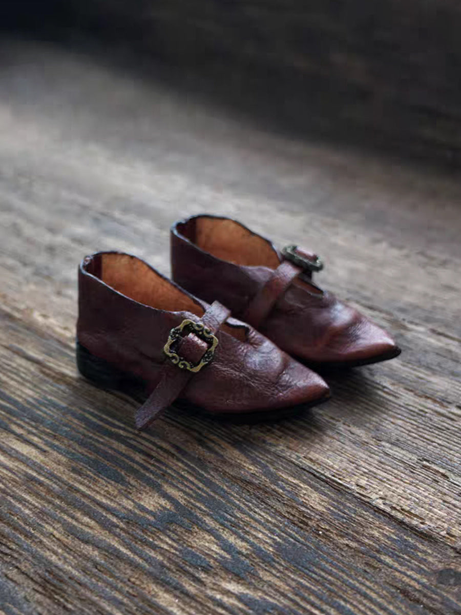 Handmade Shoes for Blythe/ BJD, Pointed Granny Shoes