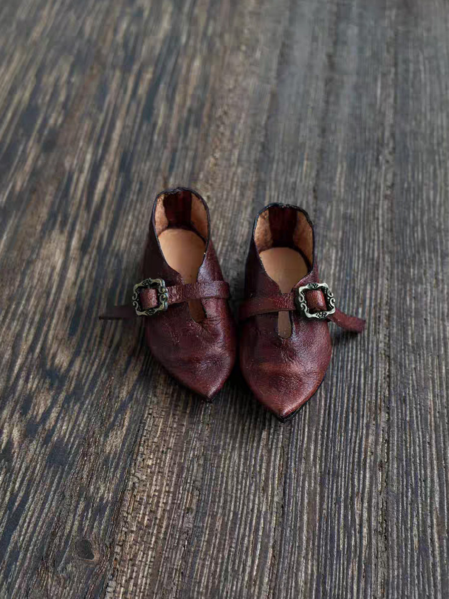Handmade Shoes for Blythe/ BJD, Pointed Granny Shoes