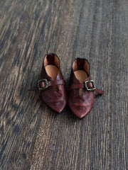 Handmade Shoes for Blythe/ BJD, Pointed Granny Shoes