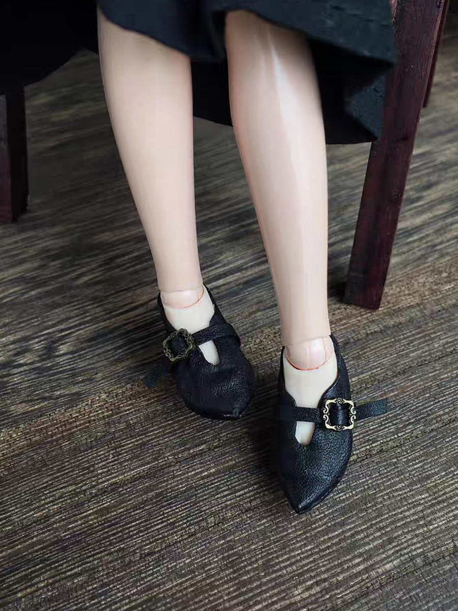 Handmade Shoes for Blythe/ BJD, Pointed Granny Shoes