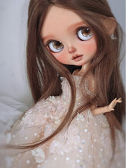 OOAK Custom Blythe Doll For Commission, Tan Skin Princess