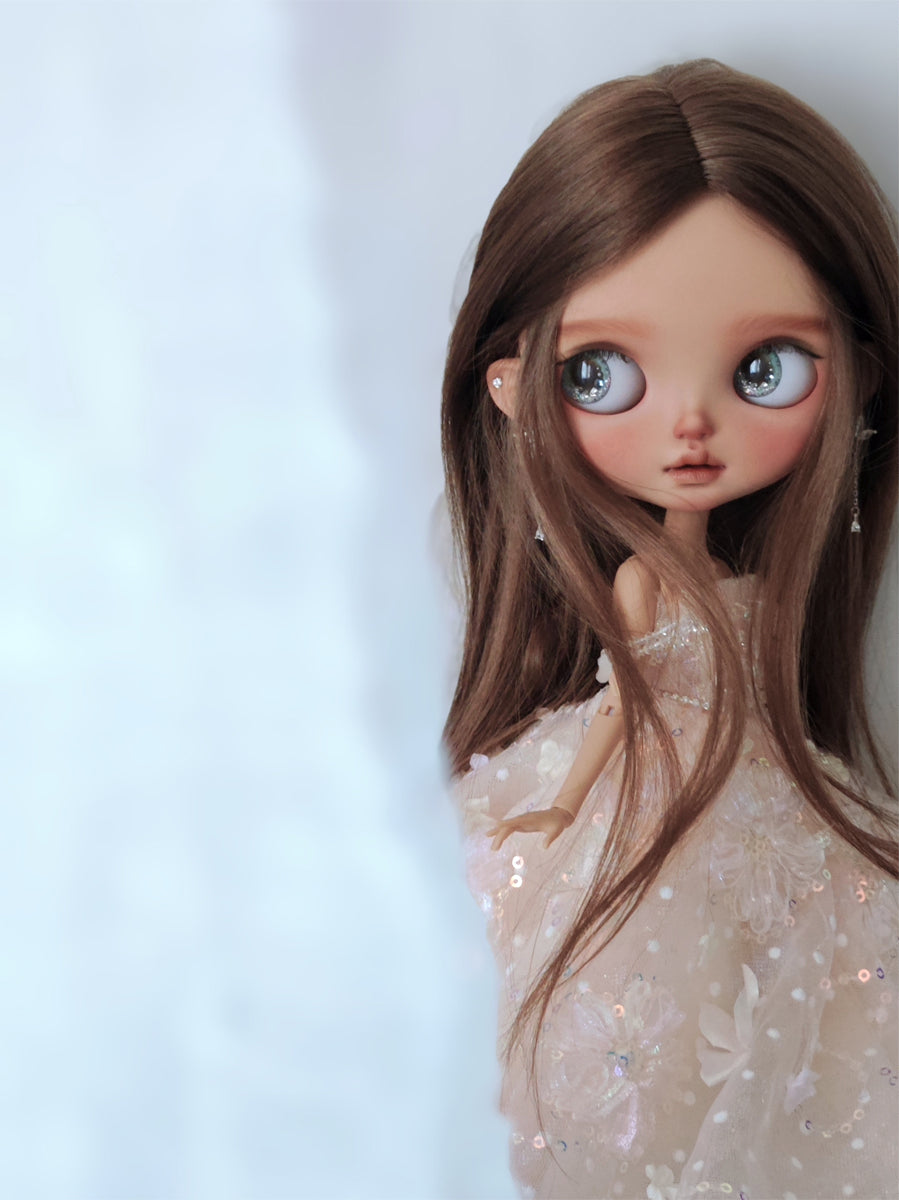 OOAK Custom Blythe Doll For Commission, Tan Skin Princess