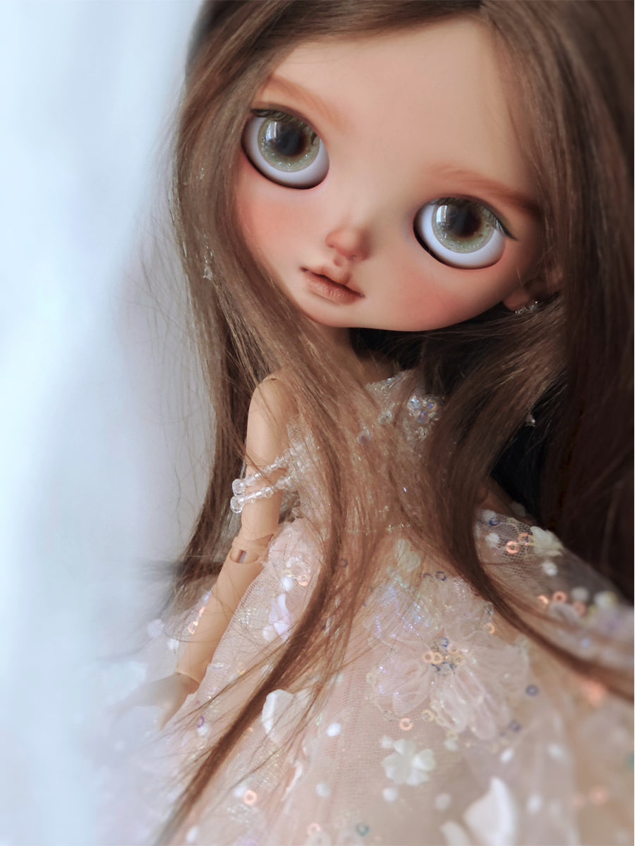 OOAK Custom Blythe Doll For Commission, Tan Skin Princess