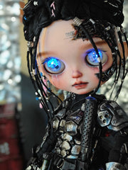 Cyberpunk Mech Maiden Custom Blythe Commission Detail｜ToastDoll