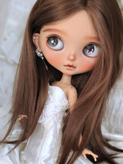 OOAK Custom Blythe Doll For Commission, Tan Skin Elegant Lady