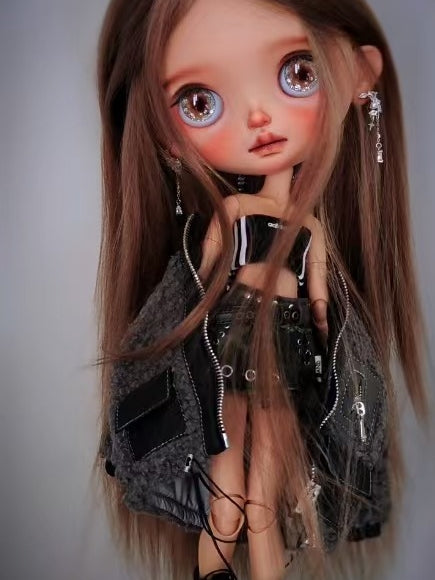 OOAK Custom Blythe Doll For Commission, Tan Girl