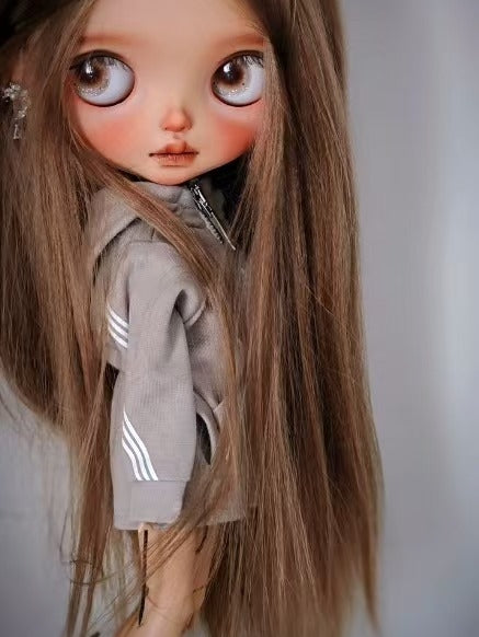 OOAK Custom Blythe Doll For Commission, Tan Girl