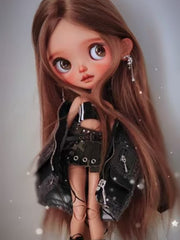 OOAK Custom Blythe Doll For Commission, Tan Girl