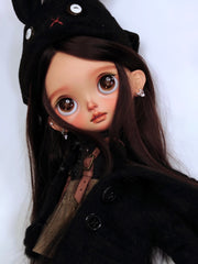 Mina Custom Blythe OOAK Detail | ToastDoll