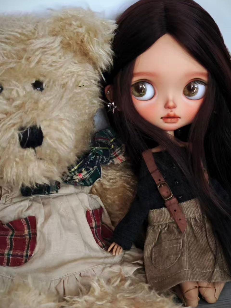 Mina Custom Blythe OOAK Detail | ToastDoll