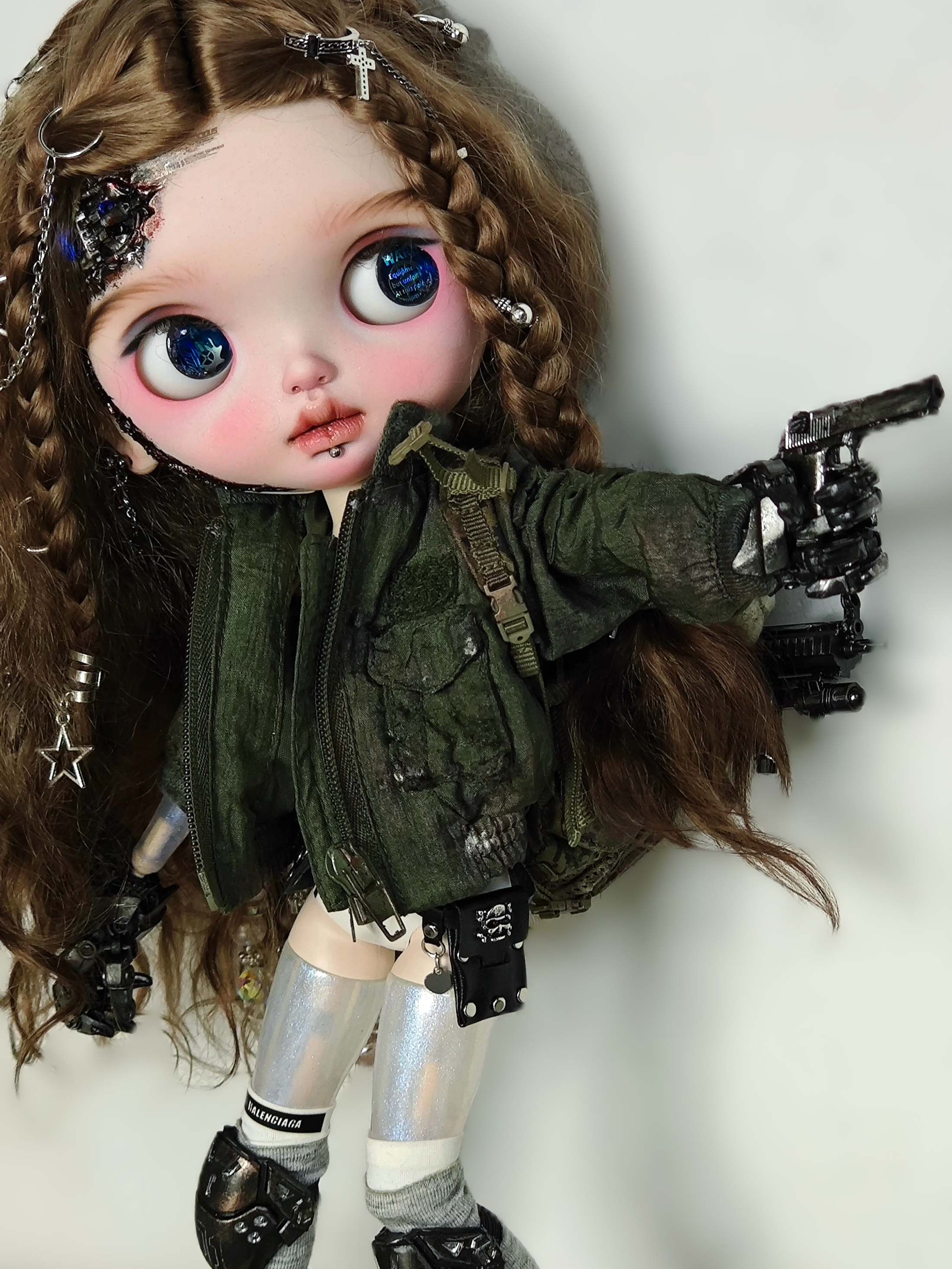 Cyberoid Mecha Girl - Custom Blythe Commission - ToastDoll
