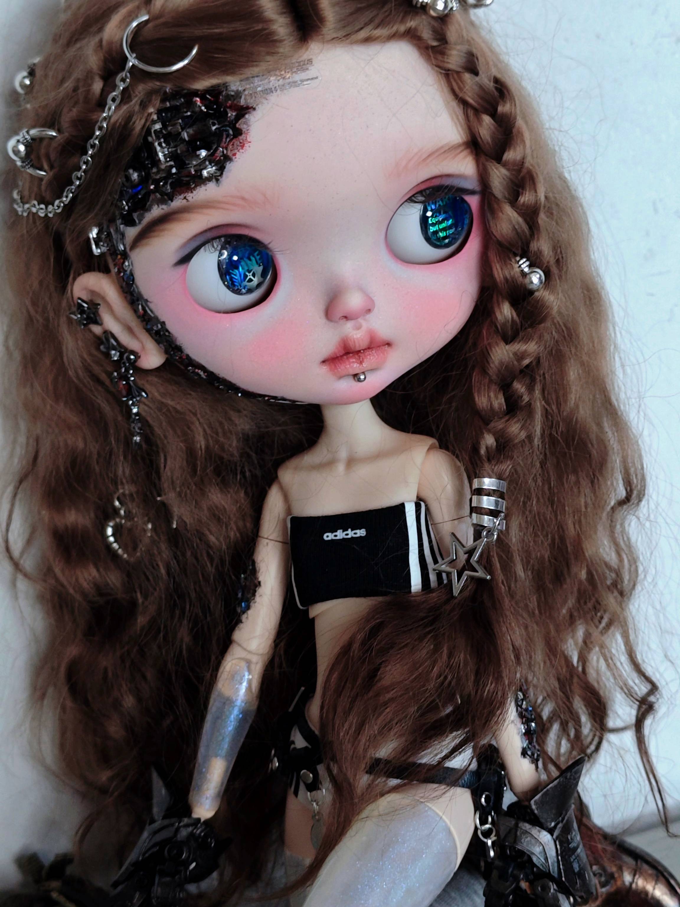 Cyberoid Mecha Girl - Custom Blythe Commission - ToastDoll