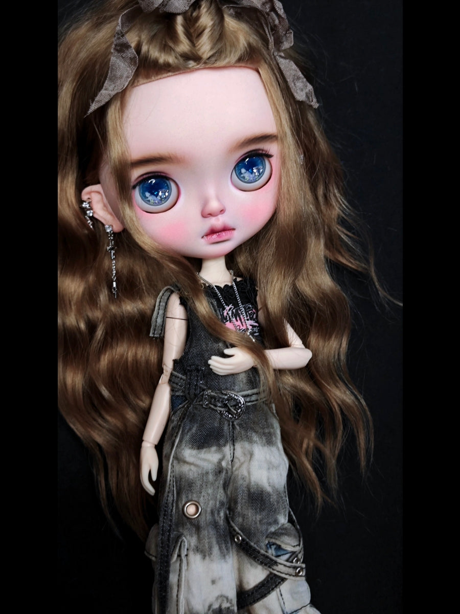 Skye Custom Blythe OOAK - Rebellious Dreamy Doll - ToastDoll