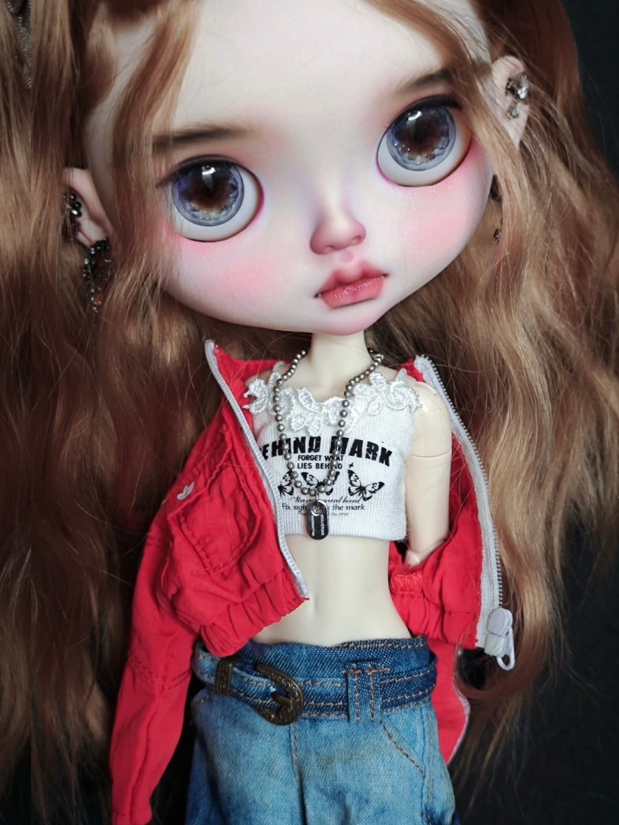 Bella Custom Blythe OOAK - Sporty Cool Doll - ToastDoll