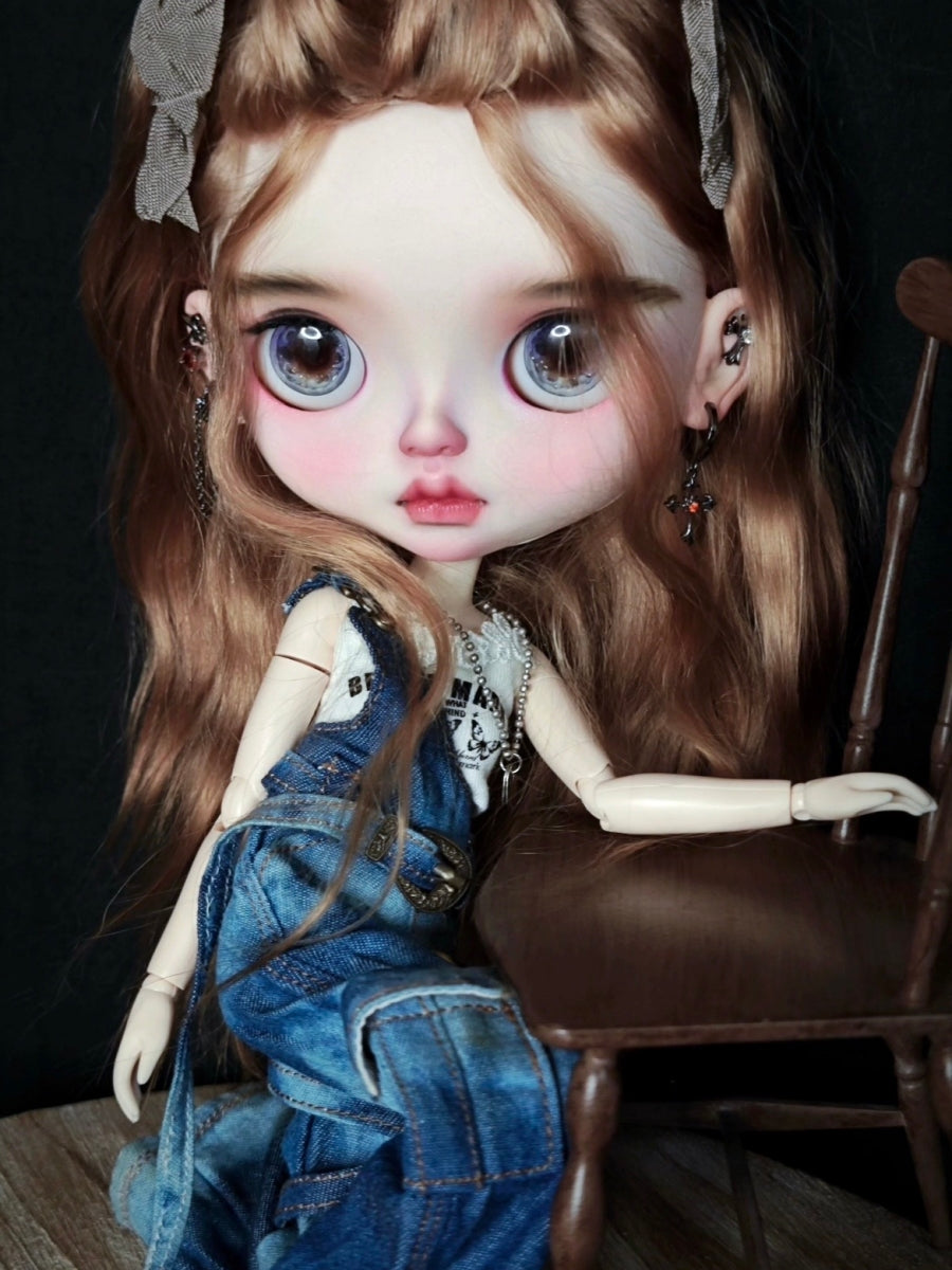 Bella Custom Blythe OOAK - Sporty Cool Doll - ToastDoll