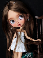 Bianca Custom Blythe OOAK - Pure Tan Doll - ToastDoll