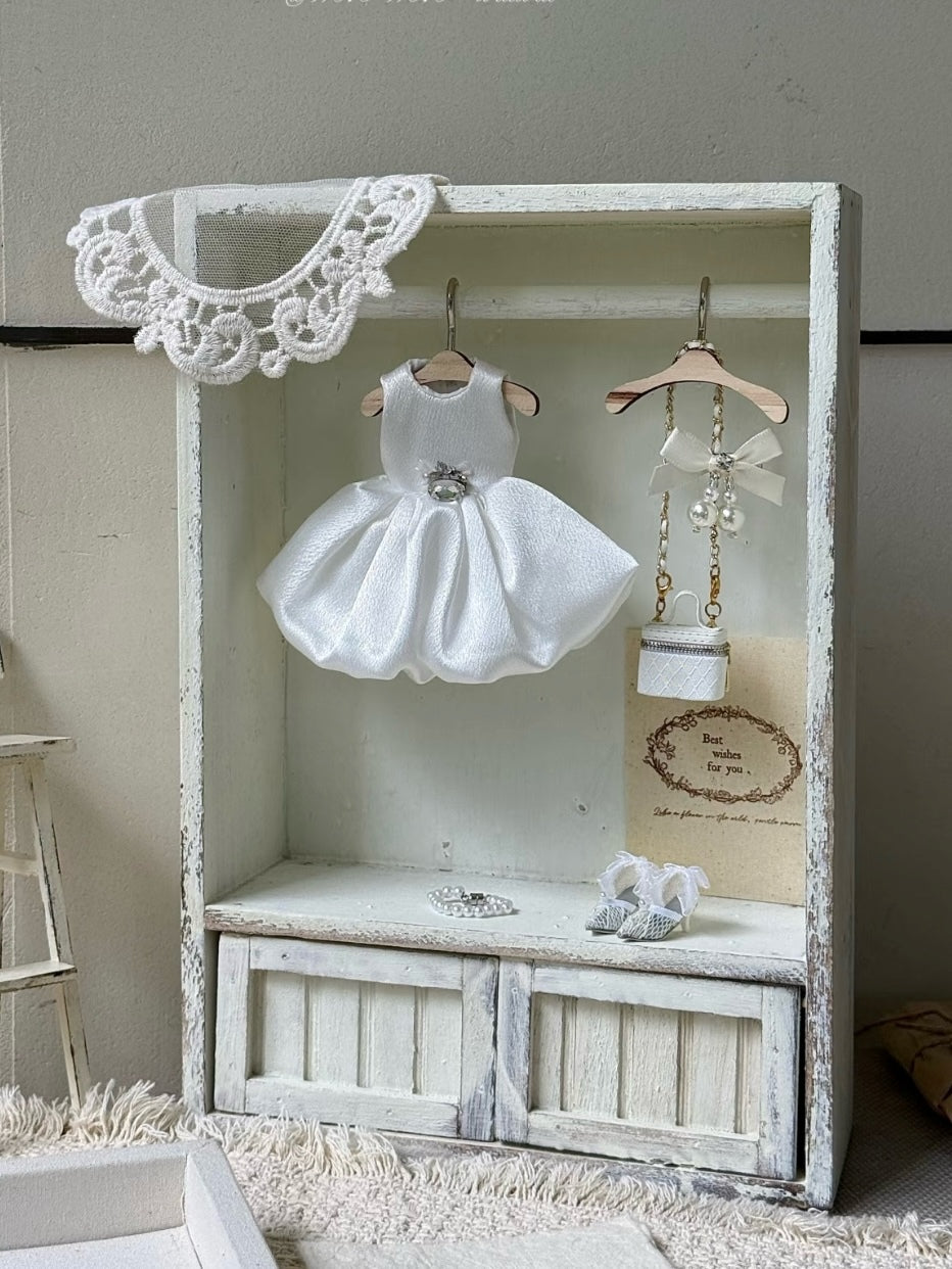 Luxury Puffy Blythe BJD Dress - Handmade Doll Clothes - ToastDoll