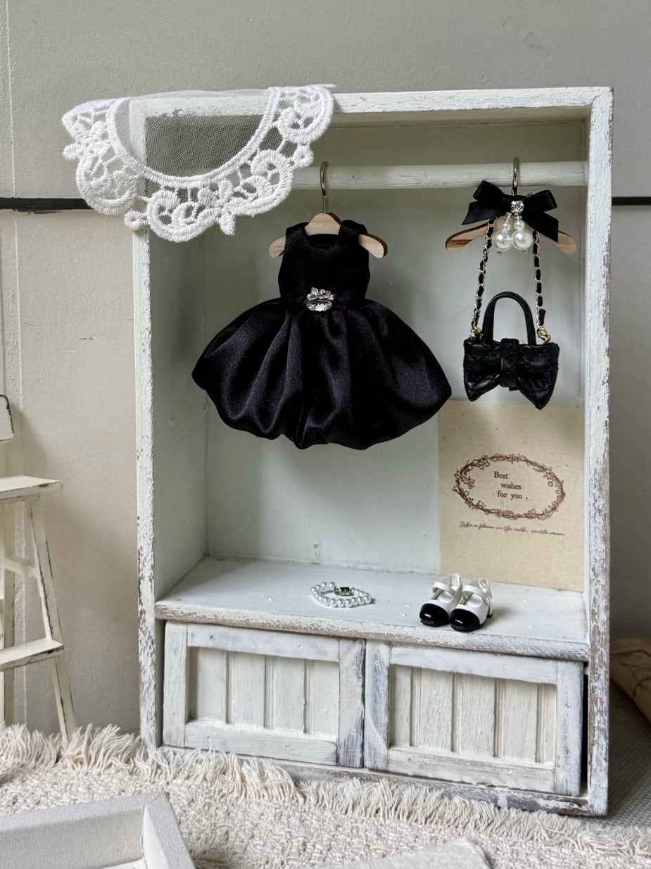 Luxury Puffy Blythe BJD Dress - Handmade Doll Clothes - ToastDoll