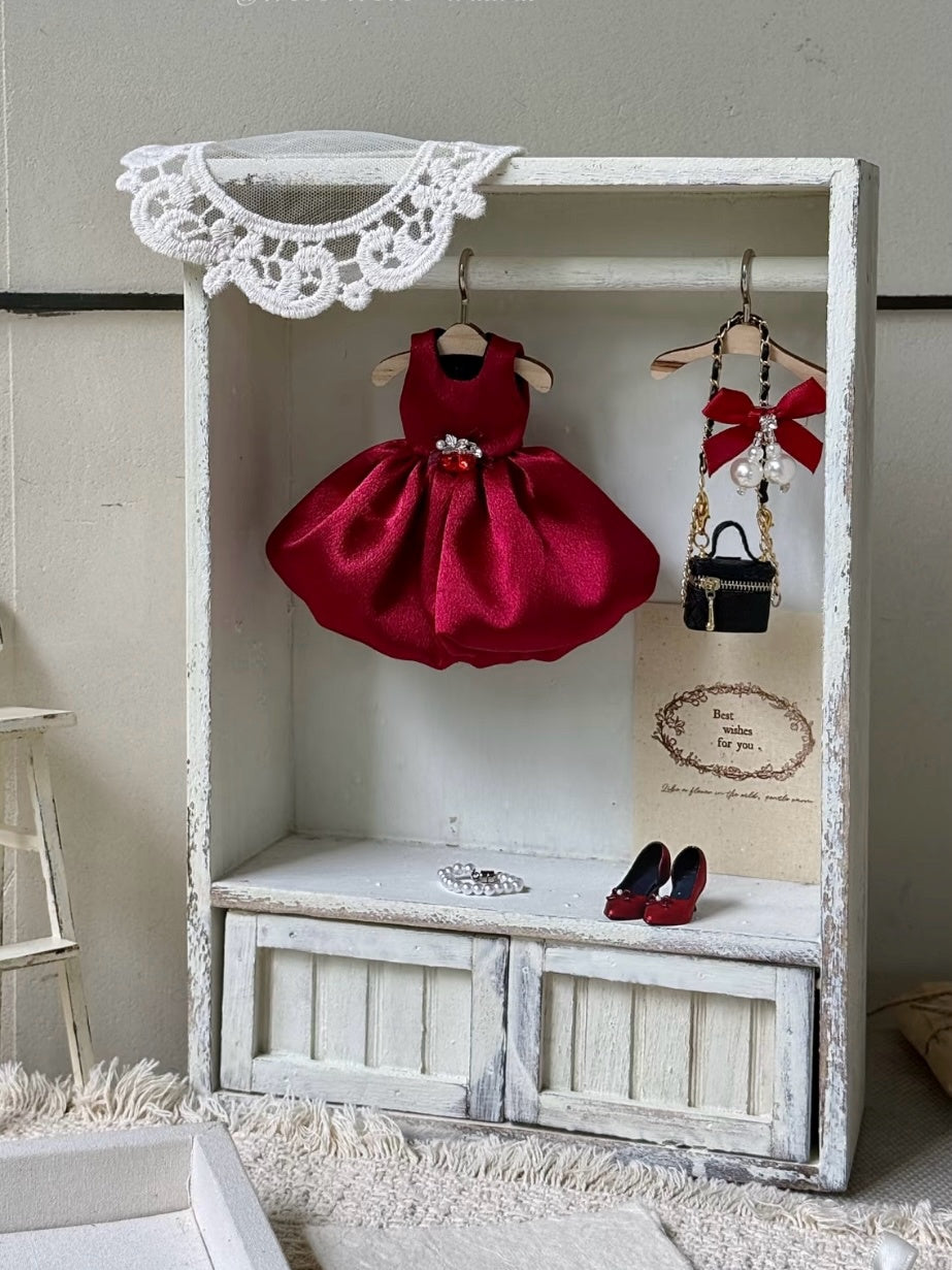 Luxury Puffy Blythe BJD Dress - Handmade Doll Clothes - ToastDoll