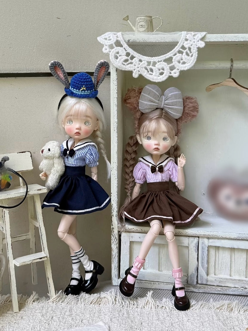 Romantic Sailor Blythe BJD Set - Handmade Doll Clothes - ToastDoll