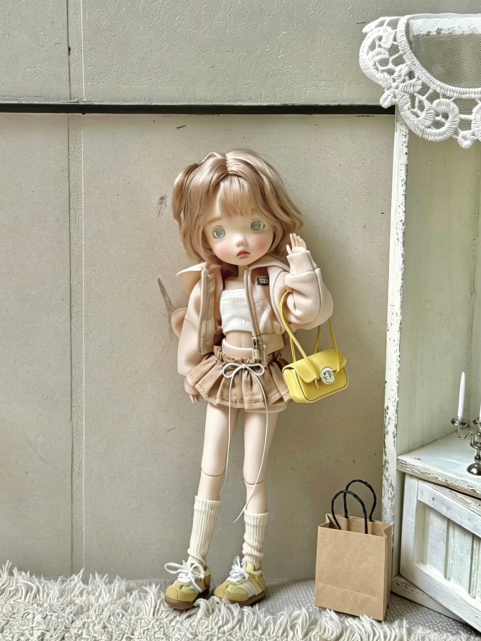 Chic Sporty Blythe BJD Outfit - Handmade Doll Clothes - ToastDoll