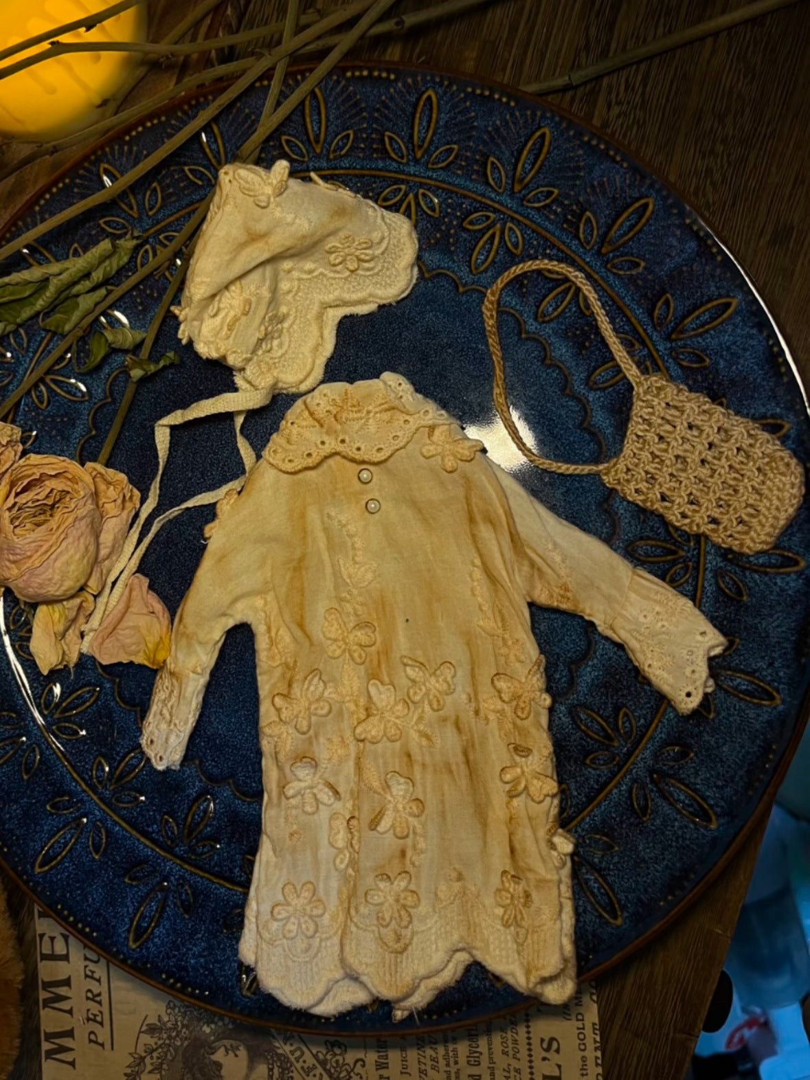 Raised Embroidery Blythe BJD Outfit Detail | ToastDoll