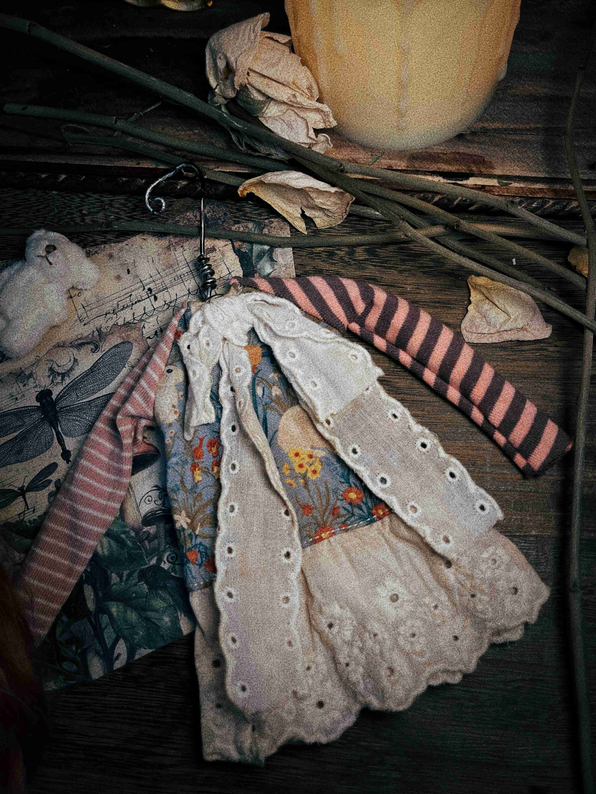 Floral Distressed Blythe Dress | ToastDoll