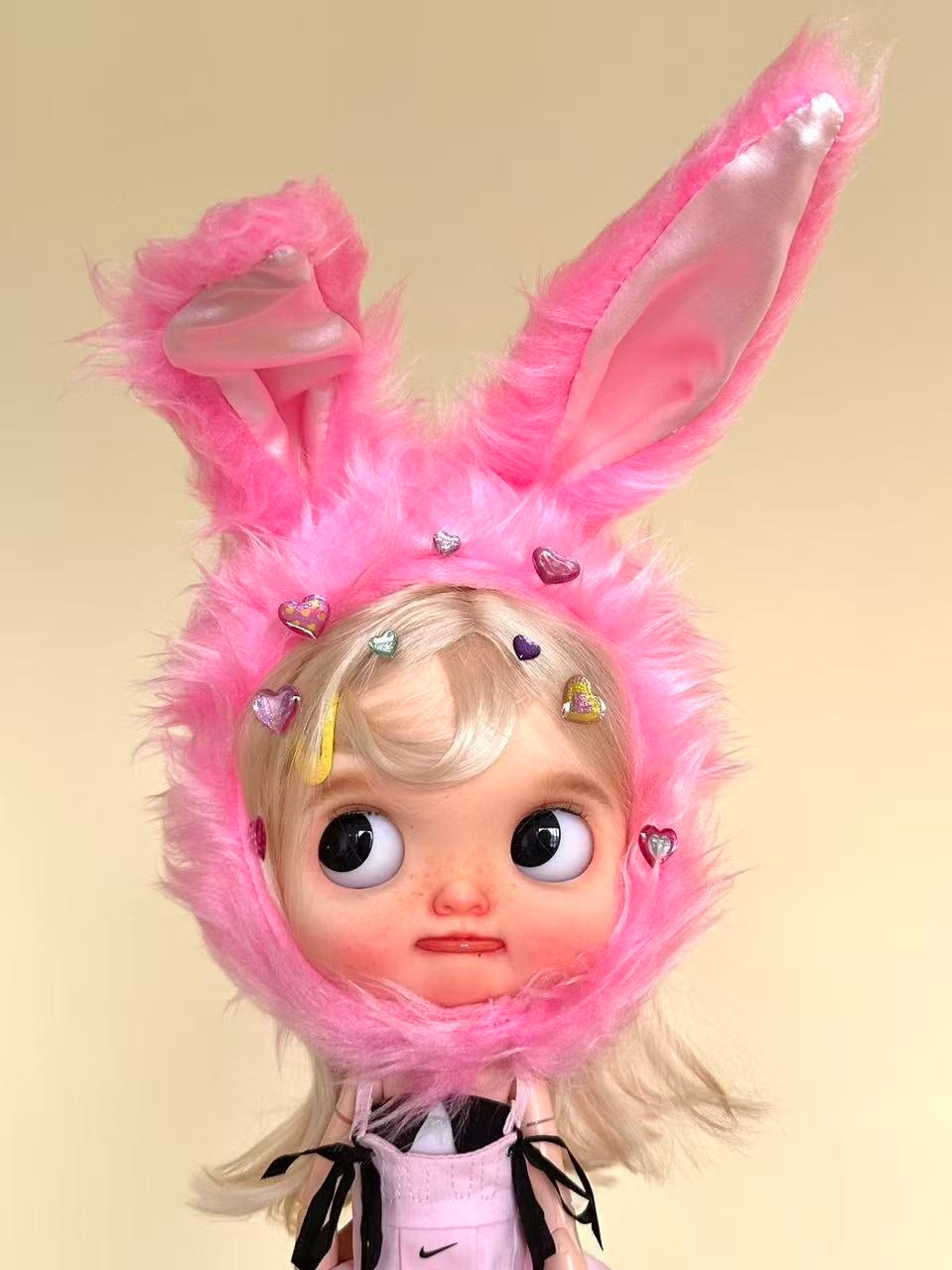 Bunny Pajama Blythe 1/6 BJD Set - Handmade Doll Clothes - ToastDoll