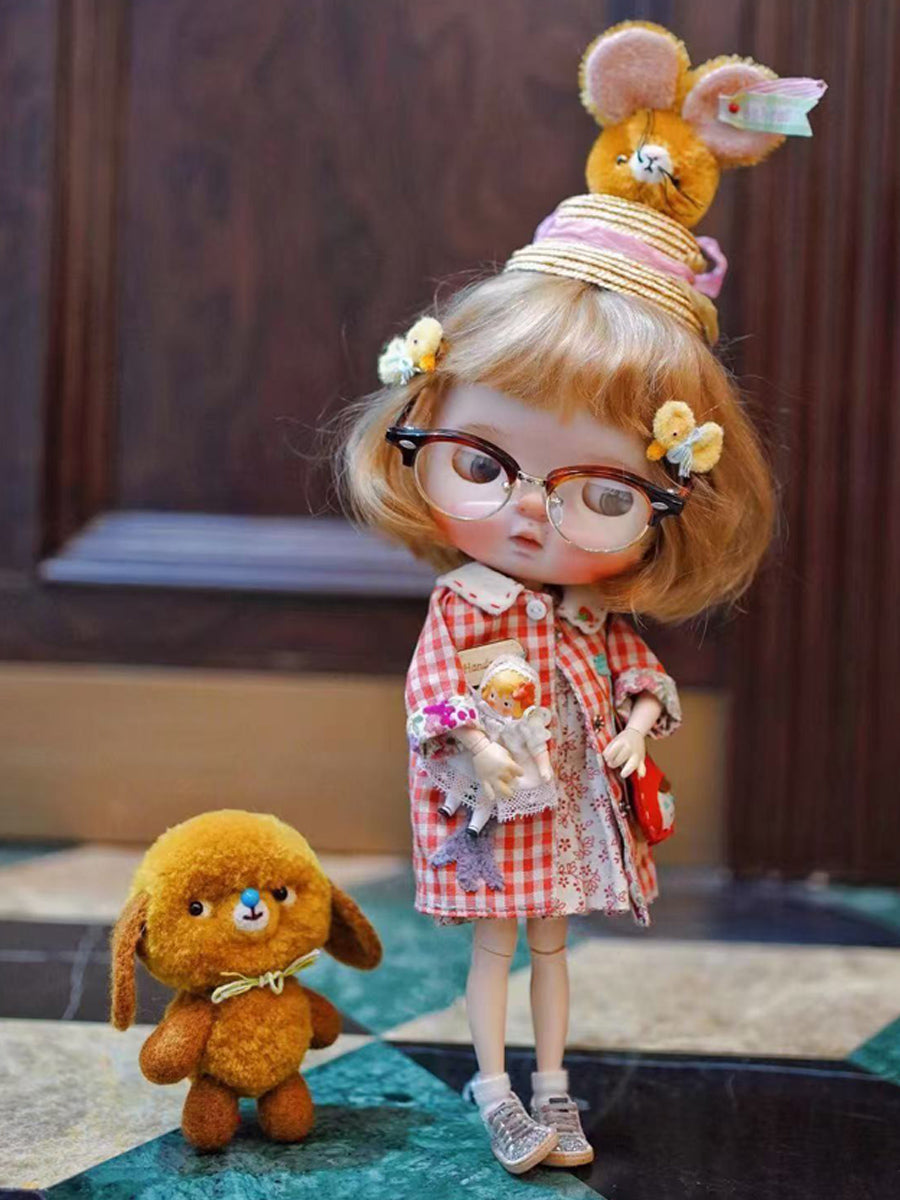 Handmade Shoes for Blythe/Obitsu/BJD/GSC, Glitter Dirty Shoes