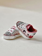 Handmade Shoes for Blythe/Obitsu/BJD/GSC, Glitter Dirty Shoes