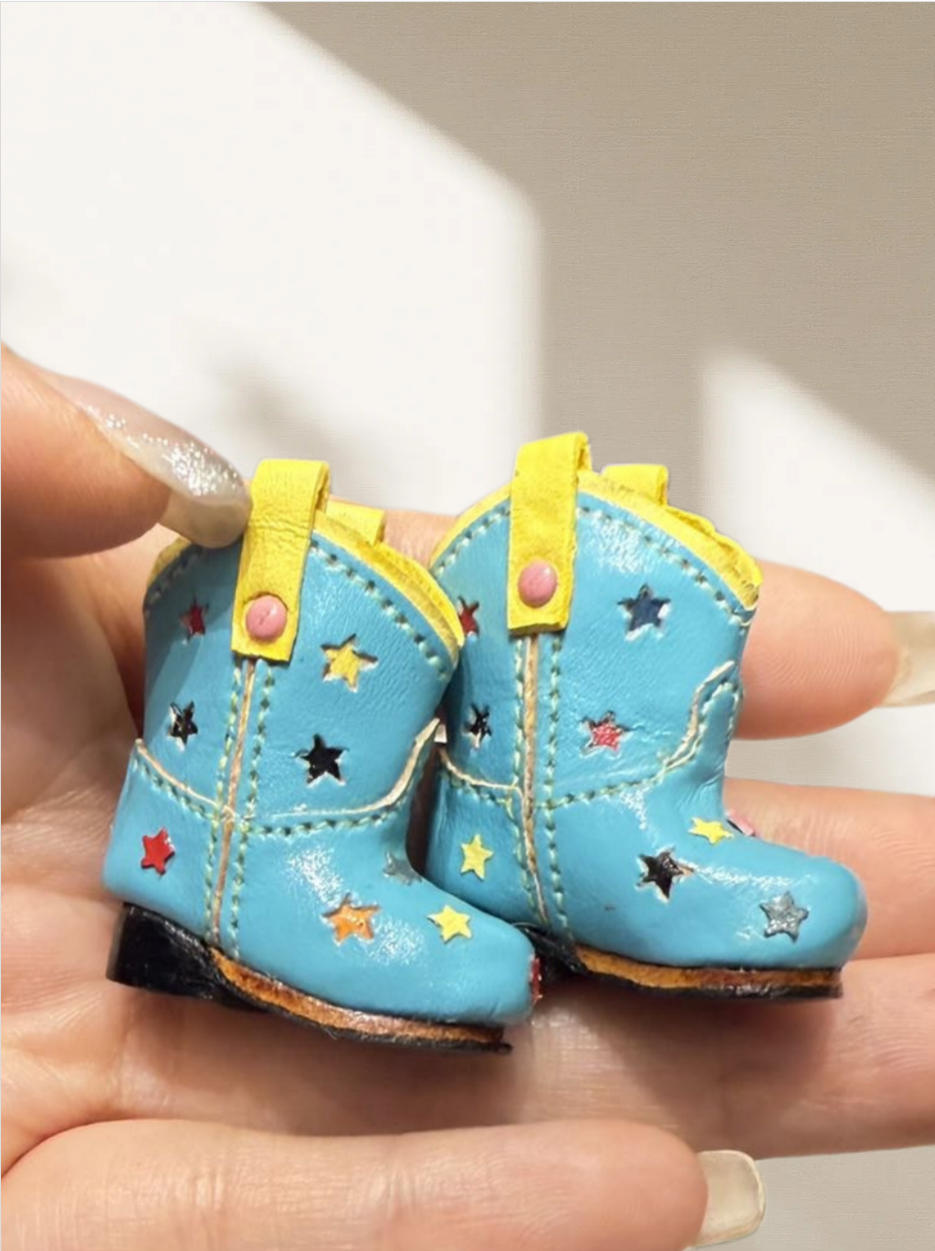 Star Blythe BJD Ob11 Boots - Handmade Doll Shoes - ToastDoll