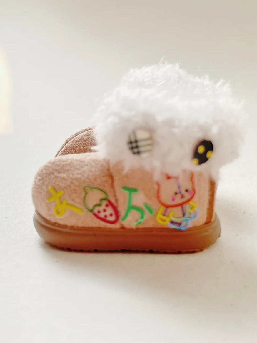 Handmade Shoes for Blythe/Obitsu/GSC, Furry Snow Boots