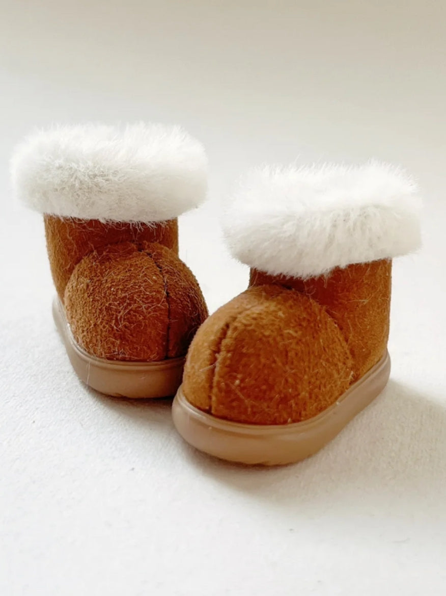 Handmade Shoes for Blythe/Obitsu/GSC, Furry Snow Boots