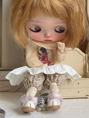Handmade Shoes for Blythe/Obitsu/GSC, Furry Animal Shoes