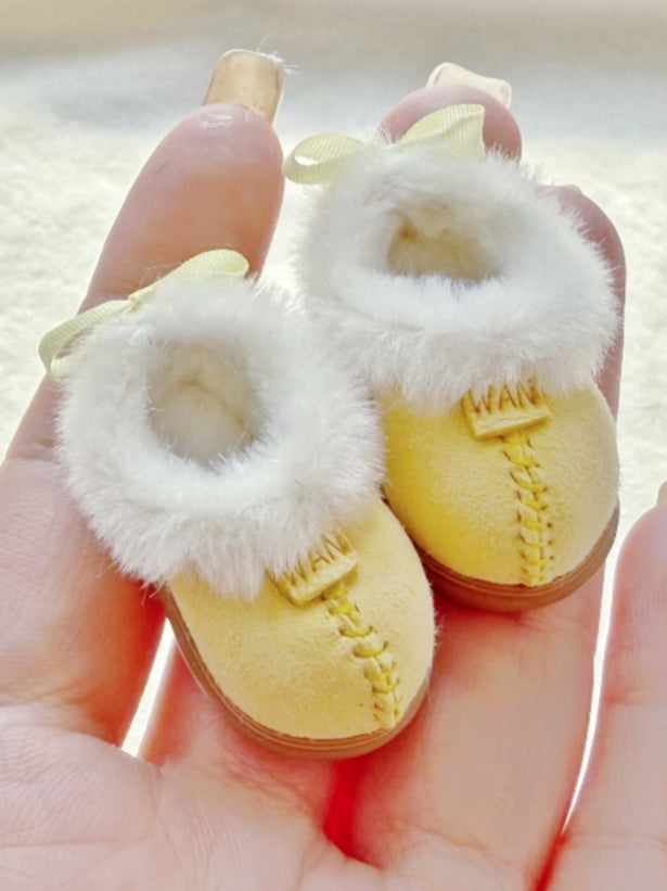 Handmade Shoes for Blythe/Obitsu/GSC, Winter Platform Slip On