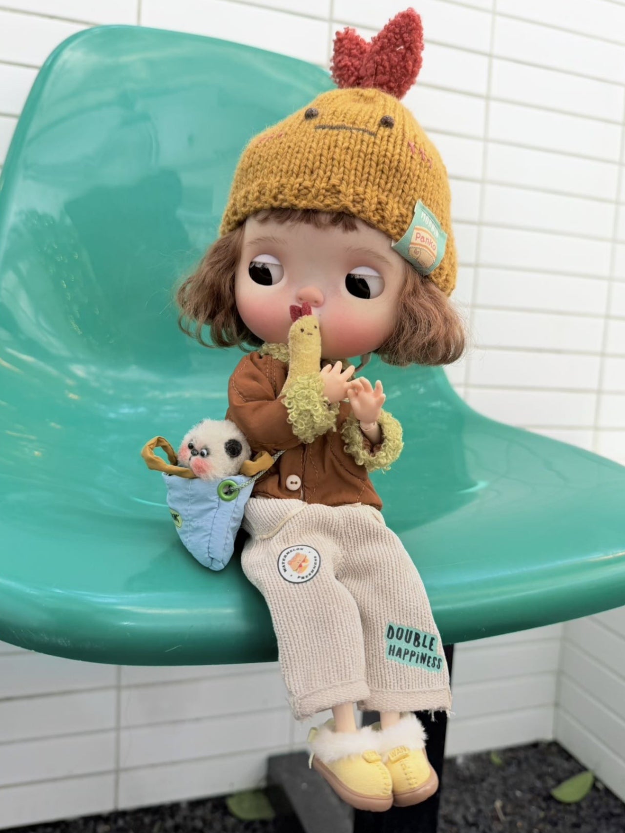 Handmade Shoes for Blythe/Obitsu/GSC, Winter Platform Slip On