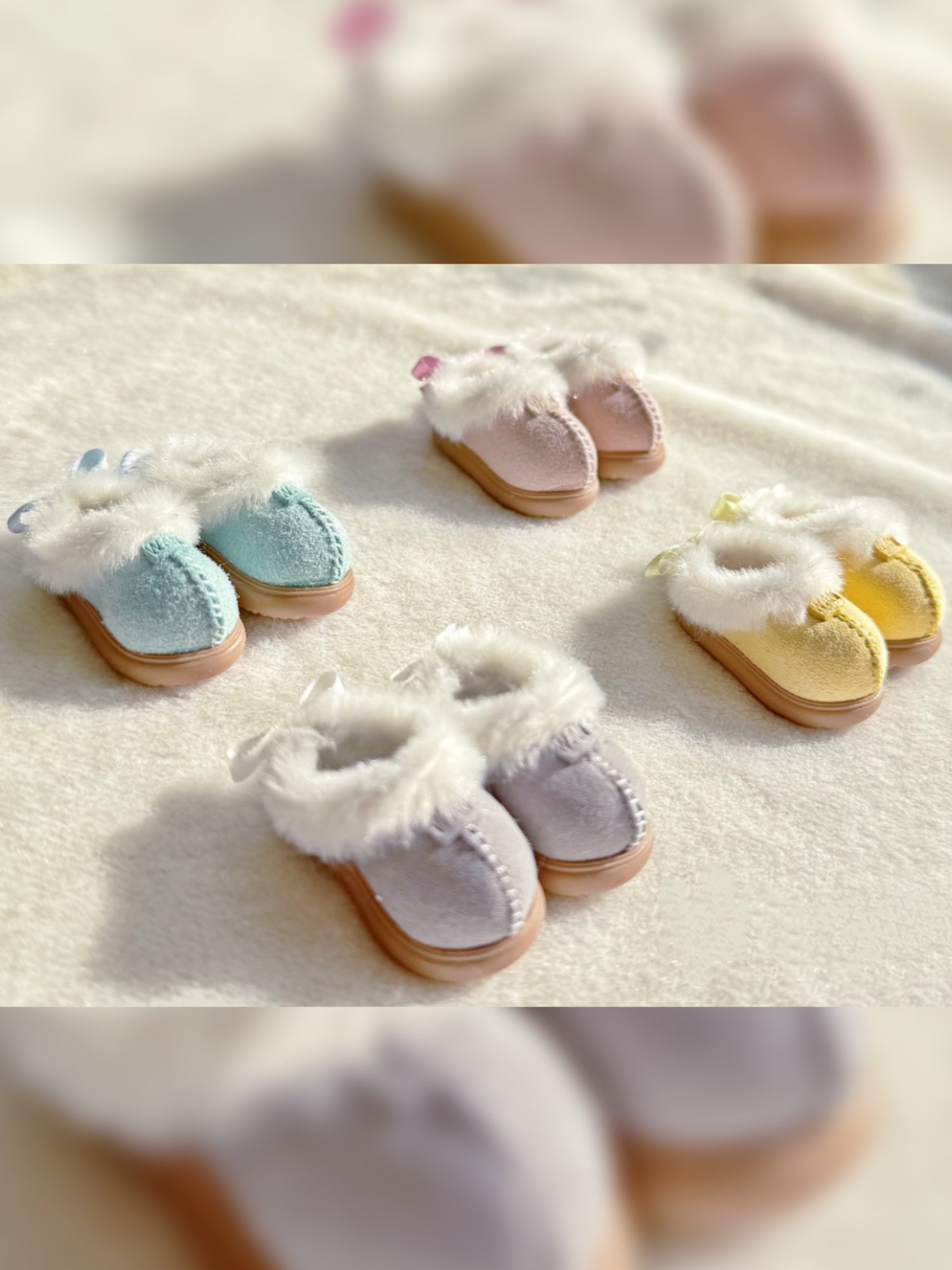 Handmade Shoes for Blythe/Obitsu/GSC, Winter Platform Slip On