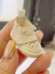 Multi-Color Cowhide Blythe Ob11 White Sneakers | ToastDoll
