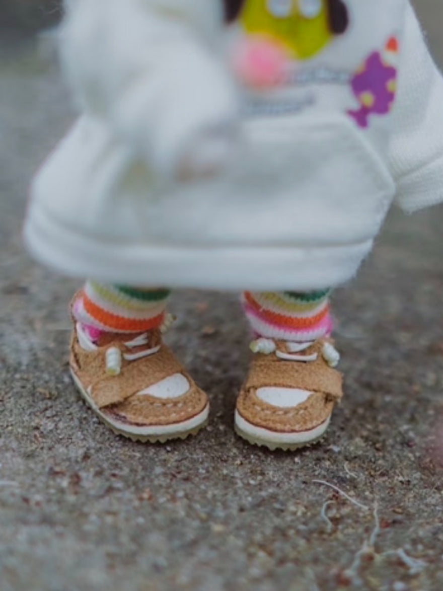 Multi-Color Cowhide Ob11 Sneakers Detail | ToastDoll